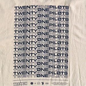 21 Pilots XXL Long Sleeve T Shirt Hanes